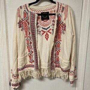 Johnny Was Yatzil Fringe Jacket